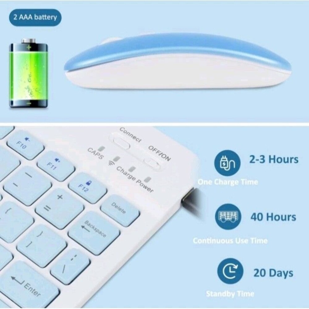 Bluetooth Mouse And Keyboard Set - Picture 4 of 10